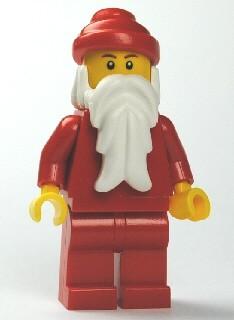 LEGO Minifigure-Santa, Red Legs with Red Hips-Holiday / Christmas-HOL009-Creative Brick Builders